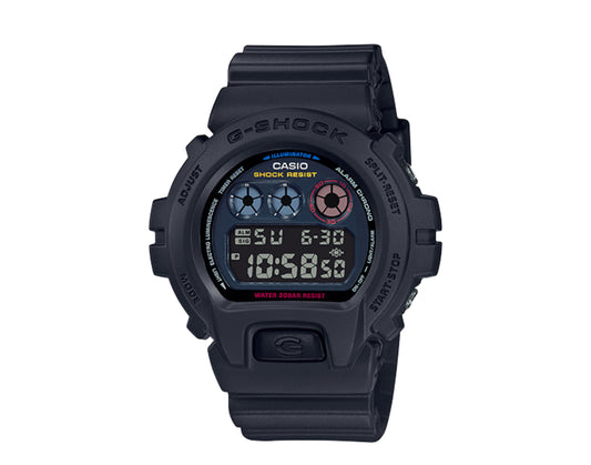 Casio G-Shock DW6900 Neo Tokyo Digital Resin Black Men's Watch DW6900BMC-1