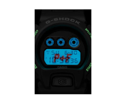 Casio G-Shock x Places+Faces DW6900 Digital Black/Glow Watch DW6900PF-1