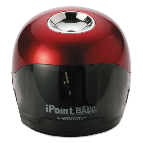 Westcott iPoint Ball Battery Sharpener, Battery-Powered, 3 x 3.25, Red-Black 15570