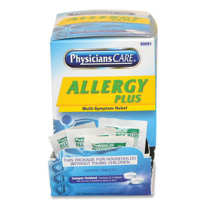 PhysiciansCare Allergy Antihistamine Medication, Two-Pack, 50 Packs-Box 90091-004