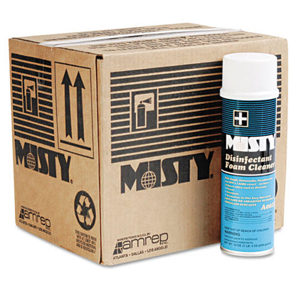 Misty Disinfectant Foam Cleaner, Fresh Scent, 19 oz Aerosol Spray, 12-Carton 1001907