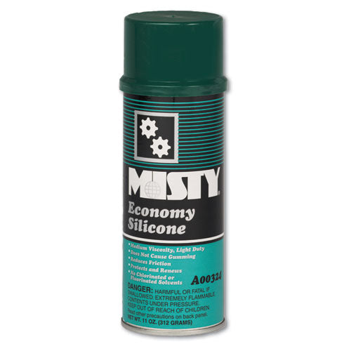 Misty Economy Silicone Spray Lubricant, Aerosol Can, 11oz, 12-Carton 1002077