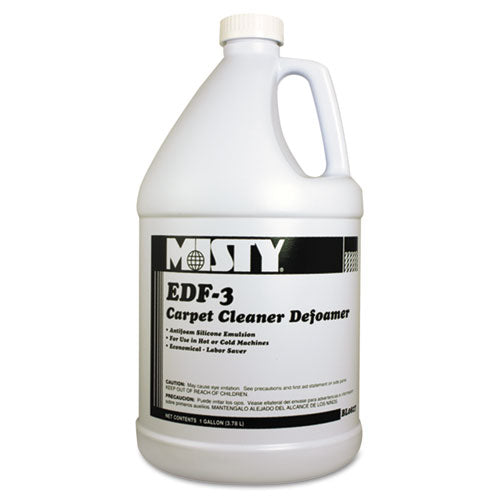 Misty EDF-3 Carpet Cleaner Defoamer, 1 gal Bottle, 4-Carton 1038773