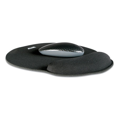 Allsop MousePad Pro Memory Foam Mouse Pad with Wrist Rest, 9 x 10 x 1, Black 30203
