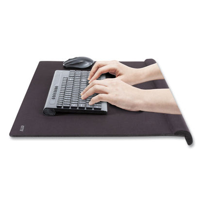 Allsop ErgoEdge Wrist Rest Deskpad, 29.5 x 16.5 x 1.5, Black 32191