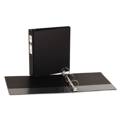 Avery Economy Non-View Binder with Round Rings, 3 Rings, 2" Capacity, 11 x 8.5, Black, (3501) 03501