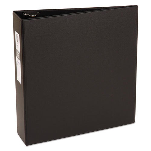 Avery Economy Non-View Binder with Round Rings, 3 Rings, 3" Capacity, 11 x 8.5, Black, (3602) 03602