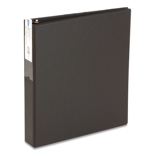 Avery Economy Non-View Binder with Round Rings, 3 Rings, 2" Capacity, 11 x 8.5, Black, (4501) 04501