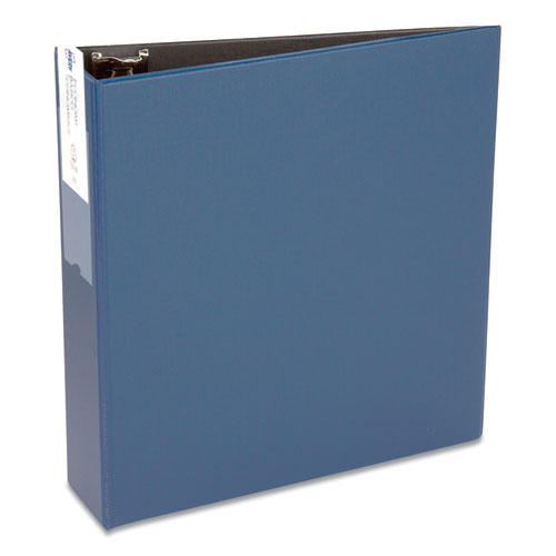Avery Economy Non-View Binder with Round Rings, 3 Rings, 3" Capacity, 11 x 8.5, Blue, (4600) 04600