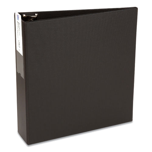 Avery Economy Non-View Binder with Round Rings, 3 Rings, 3" Capacity, 11 x 8.5, Black, (4601) 04601