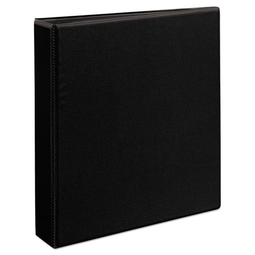 Avery Heavy-Duty Non Stick View Binder with DuraHinge and Slant Rings, 3 Rings, 1.5" Capacity, 11 x 8.5, Black, (5400) 05400