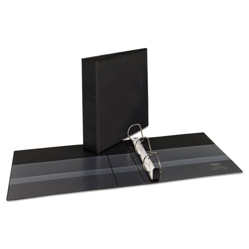Avery Heavy-Duty Non Stick View Binder with DuraHinge and Slant Rings, 3 Rings, 2" Capacity, 11 x 8.5, Black, (5500) 05500