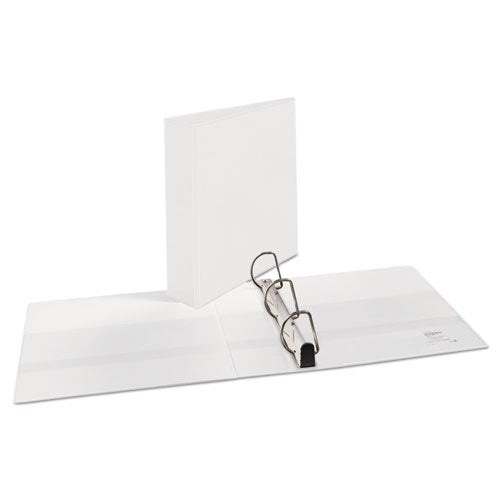 Avery Heavy-Duty Non Stick View Binder with DuraHinge and Slant Rings, 3 Rings, 2" Capacity, 11 x 8.5, White, (5504) 05504