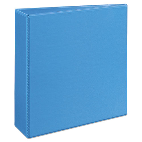 Avery Heavy-Duty Non Stick View Binder with DuraHinge and Slant Rings, 3 Rings, 3" Capacity, 11 x 8.5, Light Blue, (5601) 05601