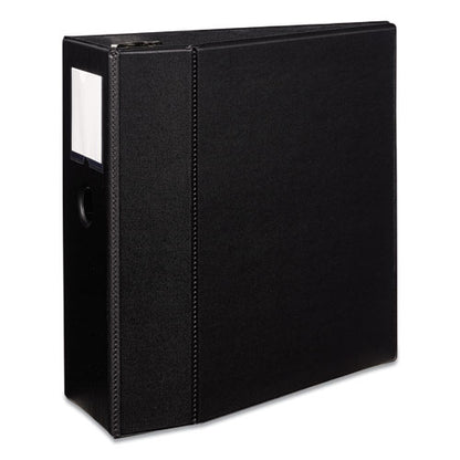 Avery Durable Non-View Binder with DuraHinge and EZD Rings, 3 Rings, 5" Capacity, 11 x 8.5, Black, (8901) 08901