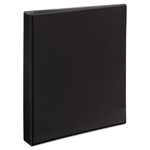 Avery Durable View Binder with DuraHinge and EZD Rings, 3 Rings, 1" Capacity, 11 x 8.5, Black, (9300) 09300