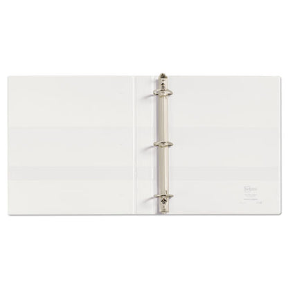 Avery Durable View Binder with DuraHinge and EZD Rings, 3 Rings, 1" Capacity, 11 x 8.5, White, (9301) 09301
