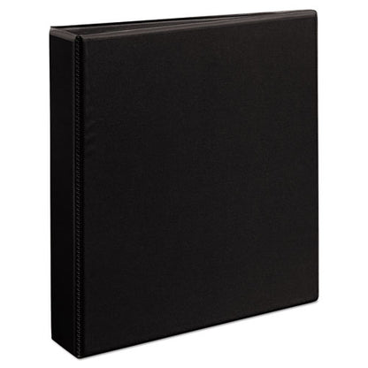 Avery Durable View Binder with DuraHinge and EZD Rings, 3 Rings, 1.5" Capacity, 11 x 8.5, Black, (9400) 09400
