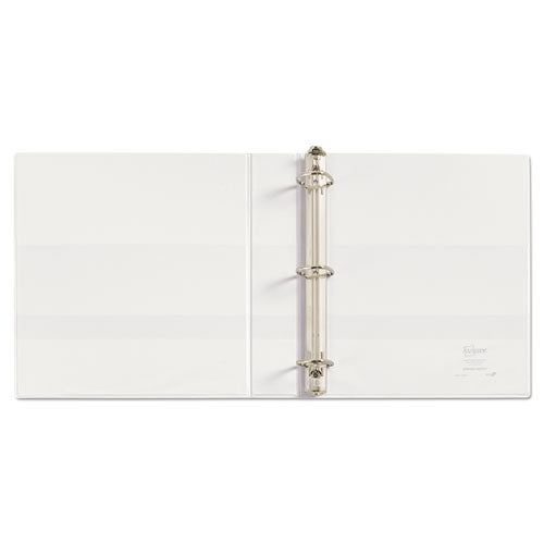 Avery Durable View Binder with DuraHinge and EZD Rings, 3 Rings, 1.5" Capacity, 11 x 8.5, White, (9401) 09401