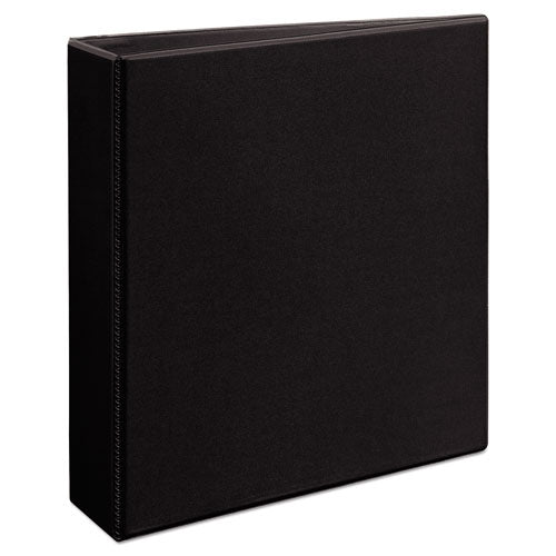 Avery Durable View Binder with DuraHinge and EZD Rings, 3 Rings, 2" Capacity, 11 x 8.5, Black, (9500) 09500