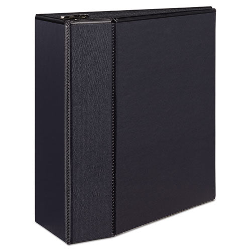 Avery Durable View Binder with DuraHinge and EZD Rings, 3 Rings, 5" Capacity, 11 x 8.5, Black, (9900) 09900