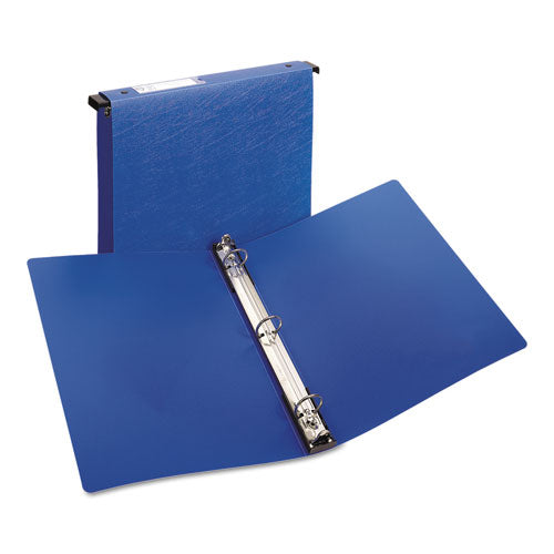 Avery Hanging Storage Flexible Non-View Binder with Round Rings, 3 Rings, 1" Capacity, 11 x 8.5, Blue 14800