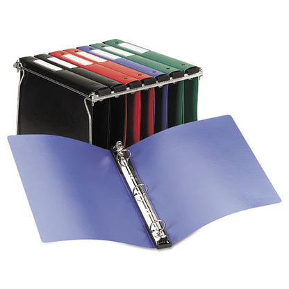 Avery Hanging Storage Flexible Non-View Binder with Round Rings, 3 Rings, 1" Capacity, 11 x 8.5, Blue 14800