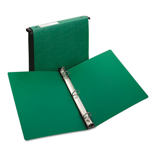 Avery Hanging Storage Flexible Non-View Binder with Round Rings, 3 Rings, 1" Capacity, 11 x 8.5, Green 14802