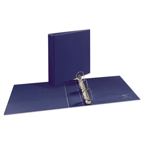 Avery Durable View Binder with DuraHinge and Slant Rings, 3 Rings, 2" Capacity, 11 x 8.5, Blue 17034
