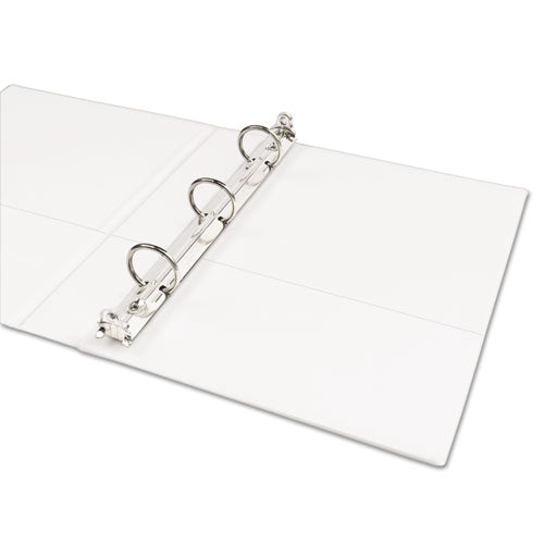 Avery Mini Size Durable View Binder with Round Rings, 3 Rings, 1" Capacity, 8.5 x 5.5, White 17116