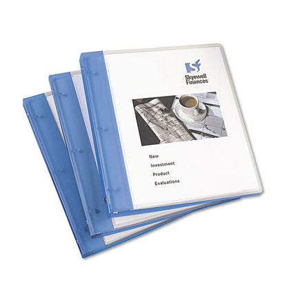 Avery Flexible View Binder with Round Rings, 3 Rings, 0.5" Capacity, 11 x 8.5, Blue 17670