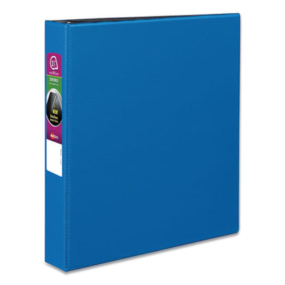 Avery Durable Non-View Binder with DuraHinge and Slant Rings, 3 Rings, 1.5" Capacity, 11 x 8.5, Blue 27351