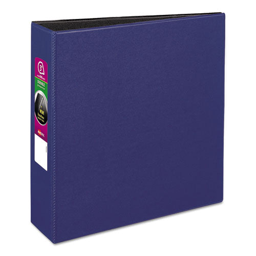 Avery Durable Non-View Binder with DuraHinge and Slant Rings, 3 Rings, 3" Capacity, 11 x 8.5, Blue 27651