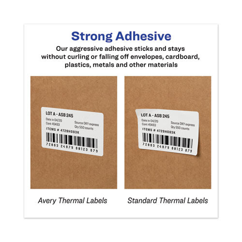 Avery Multipurpose Thermal Labels, 4 x 6, White, 220-Roll 04156
