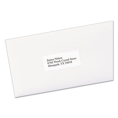 Avery EcoFriendly Mailing Labels, Inkjet-Laser Printers, 1 x 2.63, White, 30-Sheet, 100 Sheets-Pack 48460