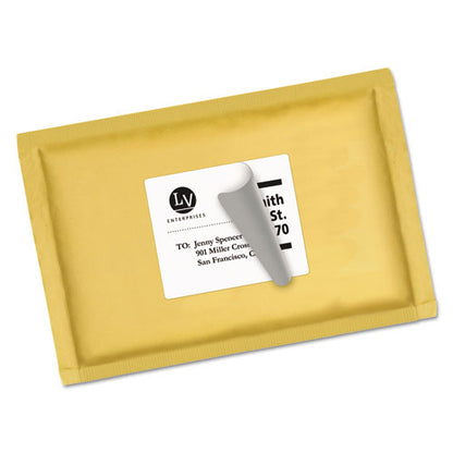 Avery Shipping Labels w- TrueBlock Technology, Laser Printers, 3.33 x 4, White, 6-Sheet, 100 Sheets-Box 05164