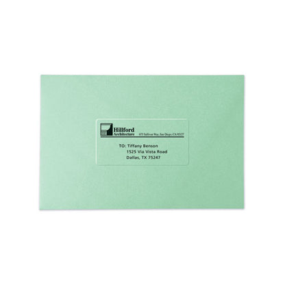 Avery Copier Mailing Labels, Copiers, 1 x 2.81, Clear, 33-Sheet, 70 Sheets-Pack 05311