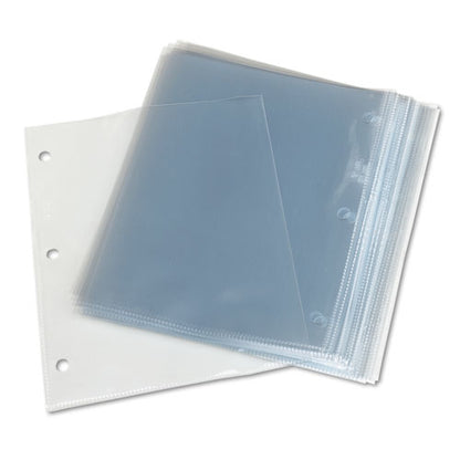 Avery Top-Load Poly 3-Hole Punched Sheet Protectors, Letter, Diamond Clear, 50-Box 74203