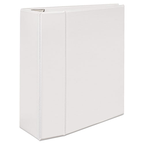 Avery Heavy-Duty View Binder with DuraHinge and Locking One Touch EZD Rings, 3 Rings, 5" Capacity, 11 x 8.5, White 79106