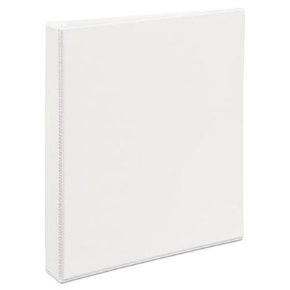 Avery Heavy-Duty View Binder with DuraHinge and One Touch EZD Rings, 3 Rings, 1" Capacity, 11 x 8.5, White 79199