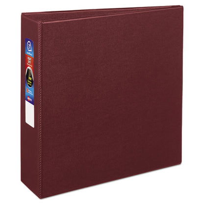 Avery Heavy-Duty Non-View Binder with DuraHinge and Locking One Touch EZD Rings, 3 Rings, 3" Capacity, 11 x 8.5, Maroon 79363