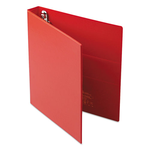 Avery Heavy-Duty Non-View Binder with DuraHinge and One Touch EZD Rings, 3 Rings, 1" Capacity, 11 x 8.5, Red 79589