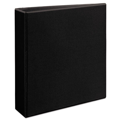 Avery Heavy-Duty View Binder with DuraHinge and One Touch EZD Rings, 3 Rings, 2" Capacity, 11 x 8.5, Black 79692