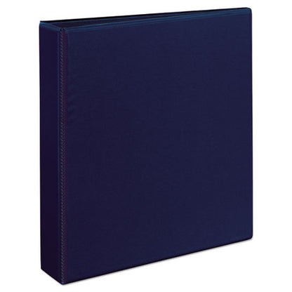 Avery Heavy-Duty View Binder with DuraHinge and One Touch EZD Rings, 3 Rings, 1.5" Capacity, 11 x 8.5, Navy Blue 79805