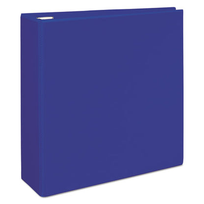 Avery Heavy-Duty View Binder with DuraHinge and Locking One Touch EZD Rings, 3 Rings, 4" Capacity, 11 x 8.5, Pacific Blue 79814