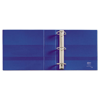 Avery Heavy-Duty Non-View Binder with DuraHinge and Locking One Touch EZD Rings, 3 Rings, 3" Capacity, 11 x 8.5, Blue 79883
