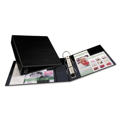 Avery Heavy-Duty Non-View Binder with DuraHinge and One Touch EZD Rings, 3 Rings, 2" Capacity, 11 x 8.5, Black 79982