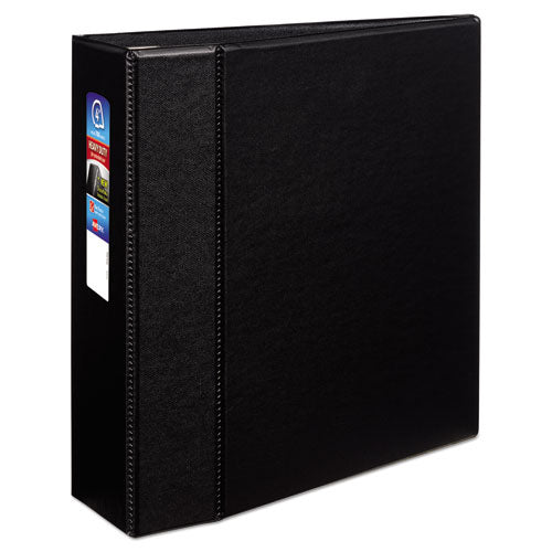 Avery Heavy-Duty Non-View Binder with DuraHinge and Locking One Touch EZD Rings, 3 Rings, 4" Capacity, 11 x 8.5, Black 79984
