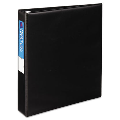 Avery Heavy-Duty Non-View Binder with DuraHinge and One Touch EZD Rings, 3 Rings, 1.5" Capacity, 11 x 8.5, Black 79985