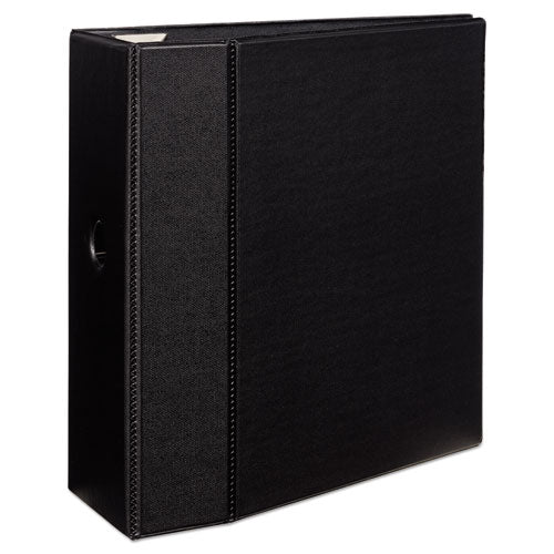 Avery Heavy-Duty Non-View Binder with DuraHinge, Locking One Touch EZD Rings and Thumb Notch, 3 Rings, 5" Capacity, 11 x 8.5, Black 79986